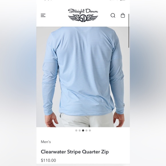 🏌️⛳️Straight Down Clothing Co. 1/4 Zip from Golf Town - Picture 7 of 8